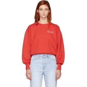 Rag & Bone Red Hello Sweatshirt XS